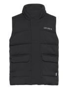 Maddox Puffer Vest Kids Fôret Vest Black Les Deux