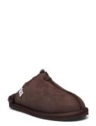 Shearling Slippers Slippers Tøfler Brown Rosemunde