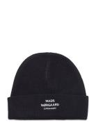 Isak Logo Ambas Beanie Accessories Headwear Beanies Black Mads Nørgaar...