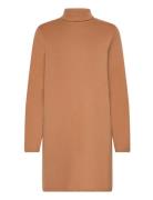 Vmmathilde Ls Flat Long Knit D2 Kort Kjole Brown Vero Moda