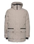 City Padded Parka Jacket Parkas Jakke Cream Superdry