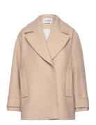 Pea Coat Ulljakke Jakke Beige IVY OAK