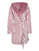 Decoy Short Robe W/Hood Morgenkåpe Pink Decoy