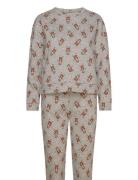 Pcxmas Chilli Sweat Set Jrs Bc Pyjamas Grey Pieces