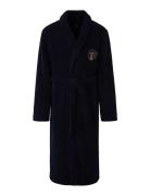 Kids Lesley Fleece Robe Morgenkåpe Badekåpe Navy Lexington Home