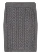 Skirt Raquel Kort Skjørt Grey Lindex