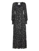 Folie Dress Maxikjole Festkjole Black Fabienne Chapot