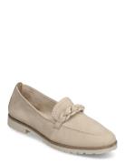 Women Slip-On Mokasiner Lave Sko Cream Tamaris