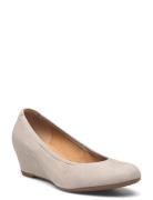 Wedge Pumps Sko Wedge Beige Gabor