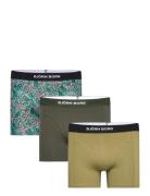 Premium Cotton Stretch Boxer 3P Boksershorts Green Björn Borg