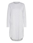 Women Bamboo Longsleeved Night Dress Nattkjole Grey URBAN QUEST