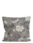 C/C 50X50 Khaki Flower Linen Home Textiles Cushions & Blankets Cushion...