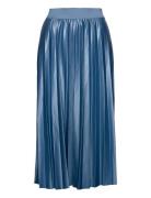 Vinitban Midi Skirt - Noos Knelangt Skjørt Blue Vila