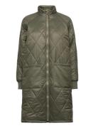 Noemisz Jacket Vattert Jakke Khaki Green Saint Tropez