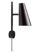 Cono Wall Lamp Home Lighting Lamps Wall Lamps Black WOUD