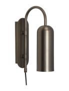 Zenith Væglampe Home Lighting Lamps Wall Lamps Brown Hübsch