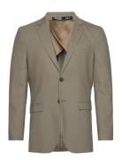 Slhslim-Neil Blz B Suits & Blazers Blazers Single Breasted Blazers Kha...