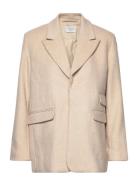 Bridget Blazer Blazers Single Breasted Blazers Beige NORR