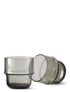 Unda Glas 2 Pack Home Tableware Glass Drinking Glass Grey Design House...