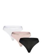 3 Pack Thong Stringtruse Undertøy Black Tommy Hilfiger