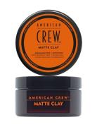 Pucks Matte Clay 85 Gr Stylingkrem Hårprodukter Nude American Crew