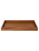 Unity Wooden Tray Home Decoration Decorative Platters Brown AYTM