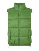 Vest Vests Padded Vests Green Barbara Kristoffersen By Rosemunde