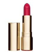 Joli Rouge Velvet 760V Pink Cranberry Leppestift Sminke Red Clarins