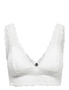 Onlchloe Lace Bra Noos Acc Lingerie Bras & Tops Soft Bras Bralette Whi...