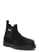 Tommy Jeans Suede Boot Støvletter Chelsea Boot Black Tommy Hilfiger