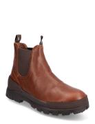 Leather-Oslo Chelsea-Bo-Mcb Støvletter Chelsea Boot Brown Polo Ralph L...