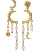 Astrea Earring Øredobber Smykker Gold Maanesten