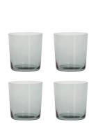 Raw Glass - Vandglas Smoke 4 Stk 37 Cl Sleeve Pakning Home Tableware G...