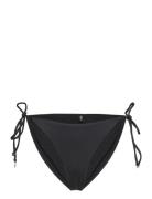 Bella Side Tie Swimwear Bikinis Bikini Bottoms Side-tie Bikinis Black ...