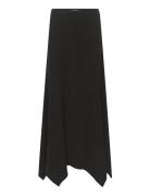 Glennagz Long Skirt Langt Skjørt Black Gestuz