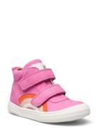 Bisgaard Rainbow Høye Sneakers Pink Bisgaard