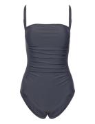 Bari Swimsuit Badedrakt Badetøy Grey Missya