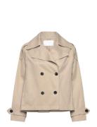 Lr-Filis Trench Coat Kåpe Beige Levete Room