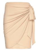 Elisea Ring Skirt Kort Skjørt Beige GUESS Jeans