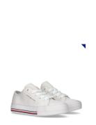 Low Cut Lace-Up Sneaker Lave Sneakers White Tommy Hilfiger