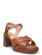 Ritzy75 Rae D Sandal Med Hæl Brown Clarks