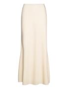 Ally Long Skirt Langt Skjørt Cream Marville Road