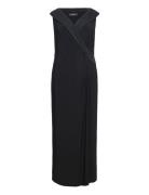 Jersey Off-The-Shoulder Gown Maxikjole Festkjole Black Lauren Women