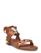 Nalasw Sandal Flate Sandaler Brown Sofie Schnoor