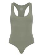 Flex Bodysuit Bodies Slip Green Organic Basics