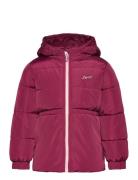 Levi's® Thigh Length Puffer Jacket Fôret Jakke Red Levi's