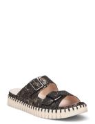 Sandal Flate Sandaler Black Ilse Jacobsen