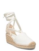 Luliza Espadrille Sandal Med Hæl Espadrilles White GANT