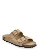 Slipper Flate Sandaler Beige Sofie Schnoor