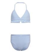 Bikini Bg Frill Bikini Blue Lindex